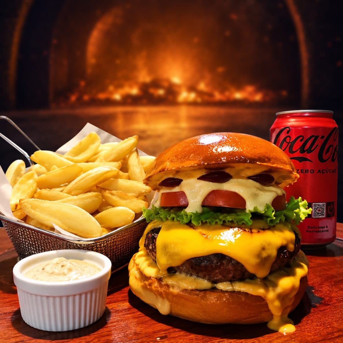 Burguer + Fritas + Refri
